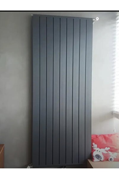 meronze alüminyum radyatör meronze 1200x40 cm (5dilim) antrasit dikey radyatör