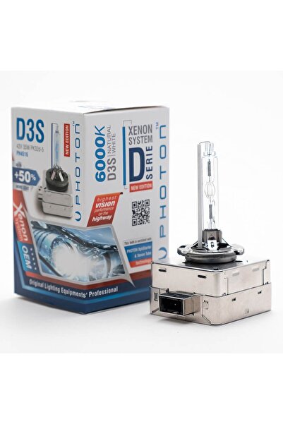 Photon D3s 6000k %50 Fazla Işık Xenon Ampul