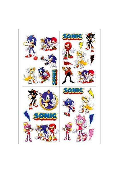 Parti Dükkanım Sonic Sticker 33*48 cm