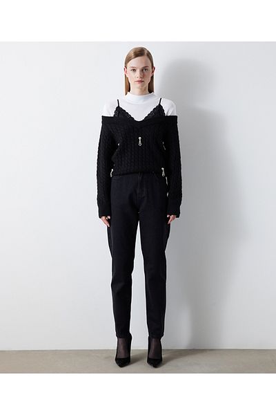 İpekyol Knitwear Double Piece Look Dress