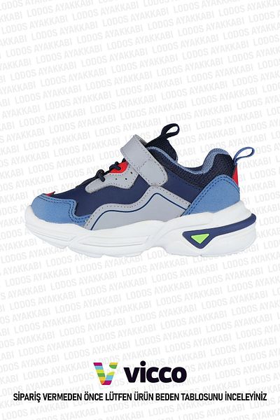 Vicco Pantofi de sport ușoare, albastru bleumarin, model Charm, pentru bebeluși și copii