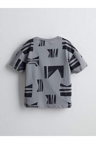 LC Waikiki Crew Neck Printed Boy's T-Shirt