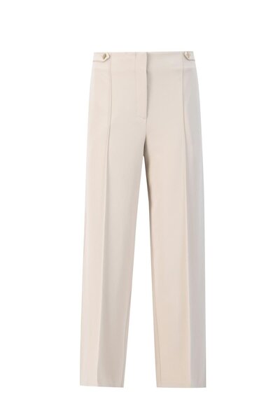 Armine Beli Apoletli Palazzo Pantolon 24kh2722 Bej