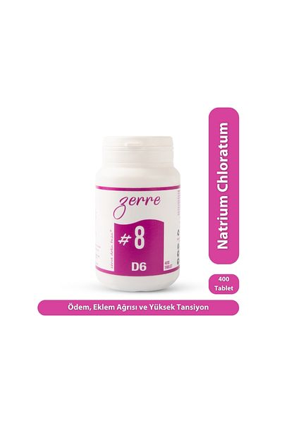 Avogadro Homeopati Schüssler Zerre Tissue Salt - # 8 400 Tablets