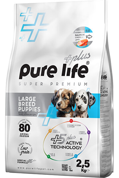 PureLife Plus Somonlu Büyük Irk Yavru Köpek Maması 2.5 Kg