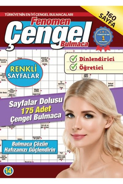 Maxi Yayıncılık Fenomen Çengel Bulmaca 14 / Bertan Kodamanoğlu / Maxi Yayıncılık / 9786256138148