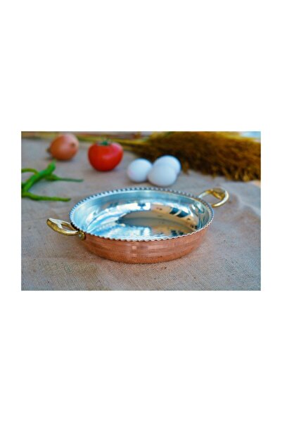 Bakır Concept نموذج مقلاة نحاسية مكشكشة 20 سم