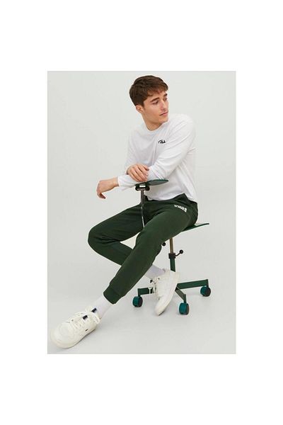 Jack & Jones Pantaloni de trening pentru bărbați Jpstgordon Jjnewsoft Khaki 12178421