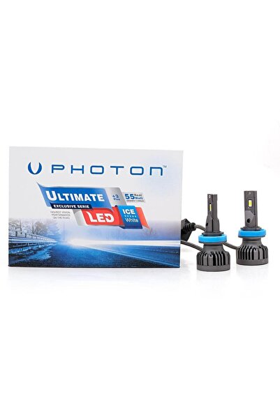 Photon Ultimate Şimşek Etkili Led Xenon Beyaz Far Ampülü H11 12-24v