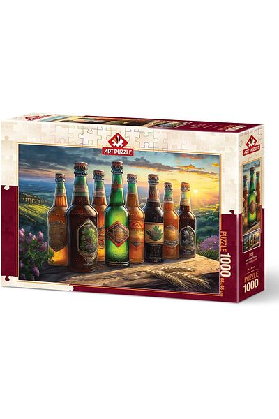 STOREMAX Puzzle Retro Beer Bottles 1000 Piece Puzzle