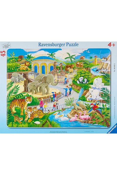 STOREMAX Jvnnastore Rpc066612 Bçer Puz Zoo Puzzle, 45 Pieces Trendyfr 646268