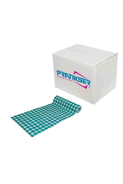 Pratikser مفرش طاولة للاستعمال مرة واحدة أخضر - 100×120 سم - 10 قطع/لفة - صندوق