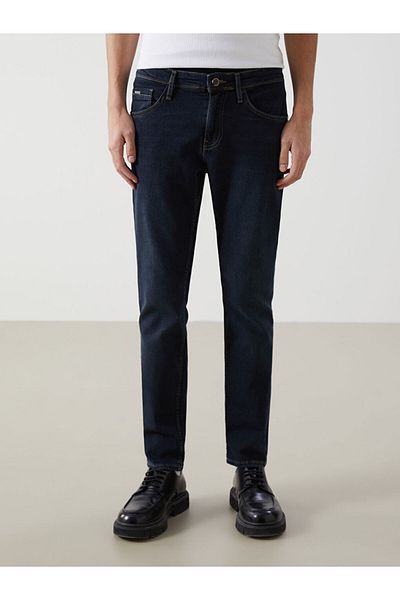 LC Waikiki Pantaloni de jeans pentru bărbați 750 Slim Fit S5GP67Z8NVY