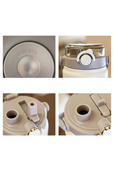 Weather Forecast 316 L Steel 1200 ml Vacuum Cold Straw Flask Drinker Cin413By-12