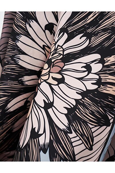 Kayra Çiçek Desen Eşarp Mint