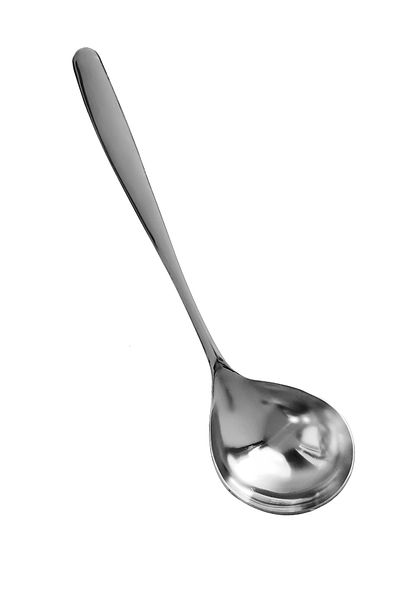 Chavin 21cm Matte Silver Color 304 Steel Small Serving Spoon - Cin746Byx