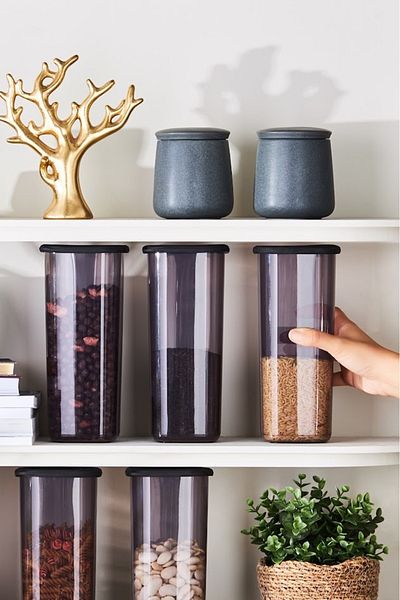 Karaca Rise 9-Piece Storage Container Anthracite