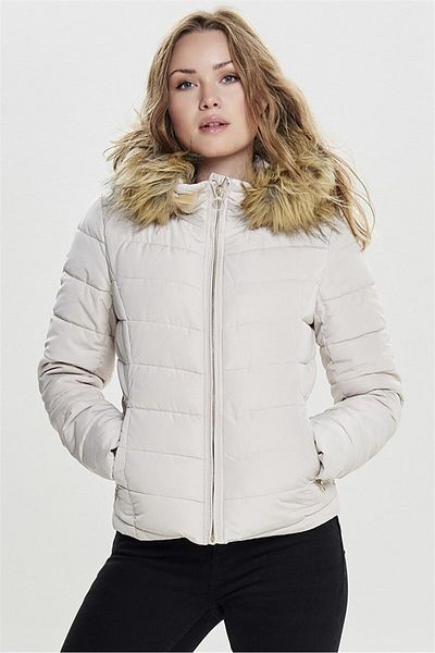 ONLY Γυναικείο παλτό Puffer με κουκούλα 15158943