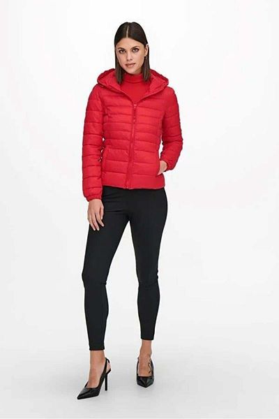 ONLY Onltahoe High Risk Red Hooded Jacket - Otw Noos 15156569