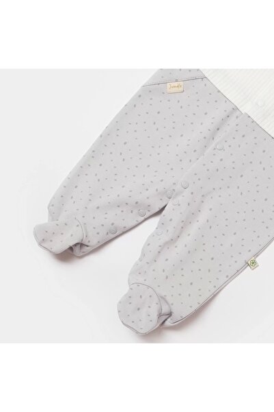 Biorganic Defnada Koala Jungle Baby Jumpsuit Gray