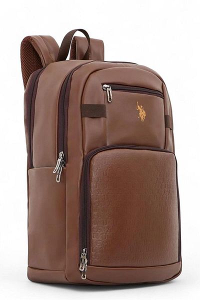 U.S. Polo Assn. Unisex Tan Backpack - Plevr23718