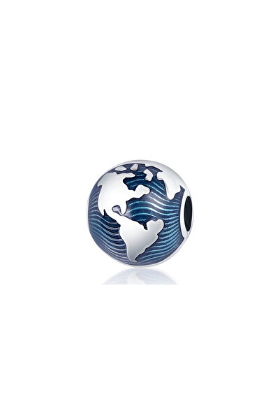 Fubena Mavi Dünya Gümüş Klips