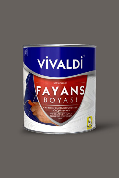 Vivaldi Fayans Boyası - Astar Ve Vernik Gerektirmeyen Boya - Karabiber