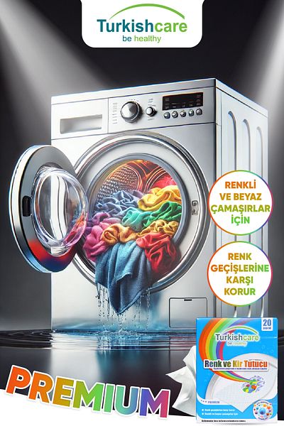 Turkishcare Pack of 20 Color Protective Wipes - for Laundry