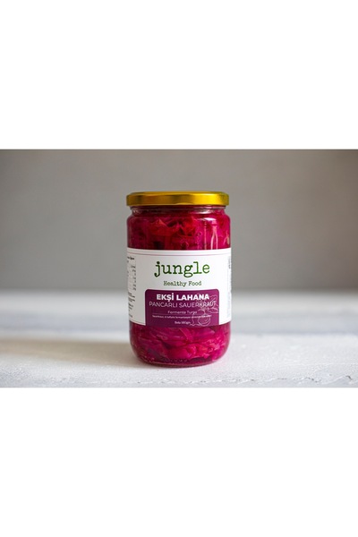Jungle Healthy Food - Pancarlı & Zencefilli Ekşi Lahana - 580 Gr.