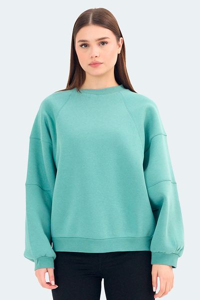 Slazenger Πράσινο γυναικείο φούτερ VIA
