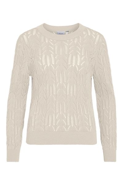 VILA Strickpullover Rundhals