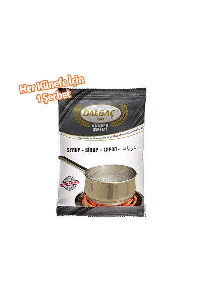 DALGAC KÜNEFE Peynirli Künefe 120 Gr Pişmiş + Şerbet 75 Ml (45 Adet)