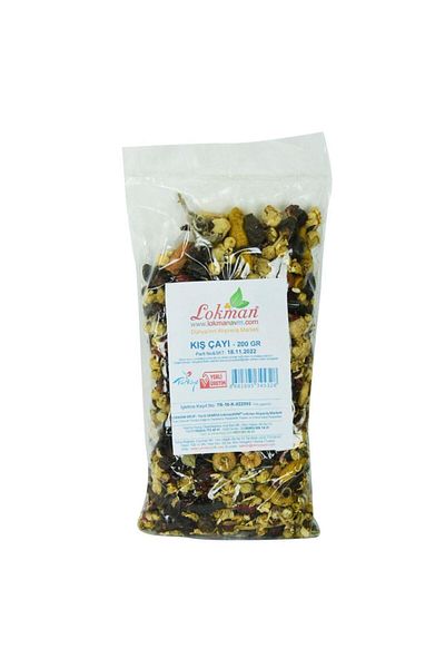 LokmanAVM Natural Ottoman Tea 1st Quality 12 Herb Mixed Winter Tea 200gr