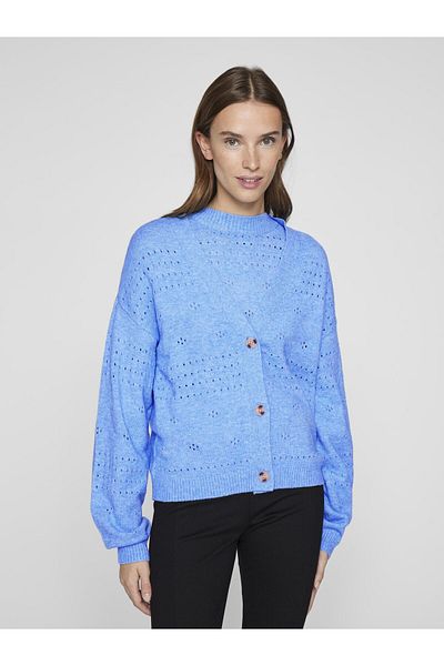 VILA Strickjacke V-Ausschnitt