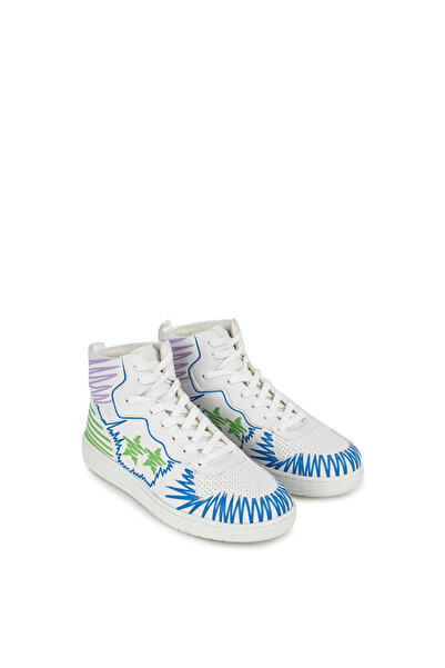 Twist Effect Hand Painted Sneaker