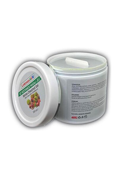 LokmanAVM Atkestanesi Masaj Jeli Nane Yağı Katkılı At Kestanesi Kremi 500ml