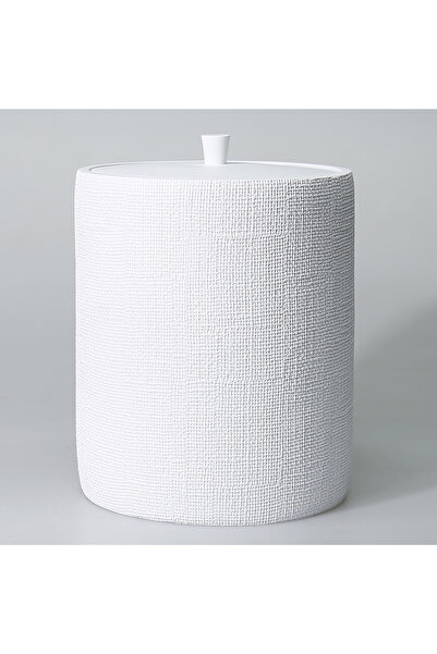 Selim Natural Bathroom Set White