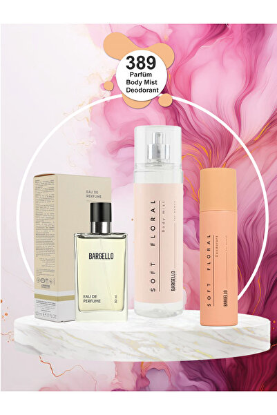 Bargello 389 Kadın Parfüm Seti Floral Edp+deo+body Mist