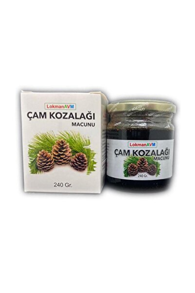 LokmanAVM Çam Kozalak Macunu Saf Ballı Çam Kozalağı Reçinesi Macunu 240GR