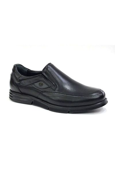Forelli 69017 Pantofi anatomici pentru bărbați cu talpă plată-negri