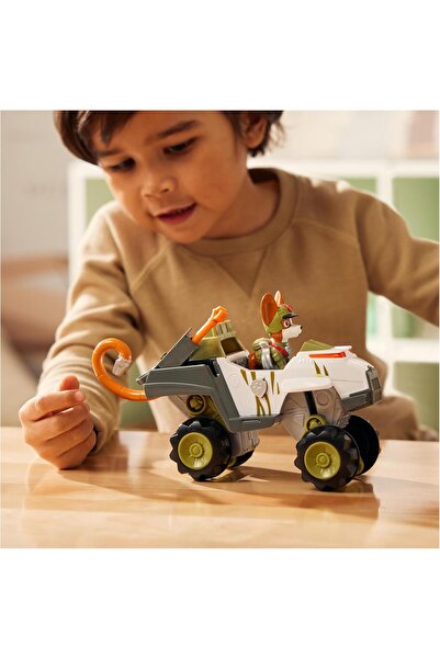 PAW PATROL Tracker Figure and Forest Themed Monkey Vehicle