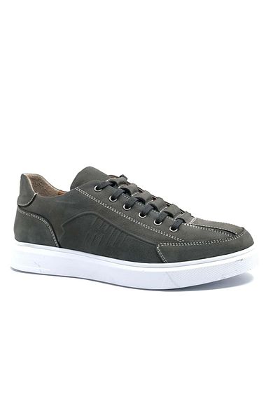 KCMN Dropland 8790 Δερμάτινα Ανδρικά Casual Παπούτσια ΓΚΡΙ