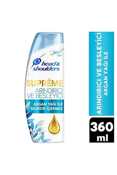 Head & Shoulders Supreme Arındırıcı Ve Besleyici Argan Yağlı Şampuan 360 ml