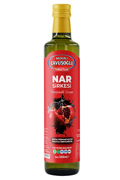 Bozkırlı Çavuşoğlu Nar Sirkesi Doğal Fermantasyon 500ml