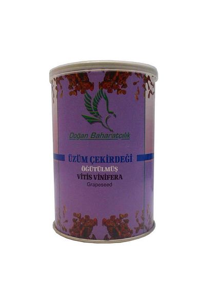 Doğan Seasoning Grape Seed Powder 150Gr Natural Pure Tin Box