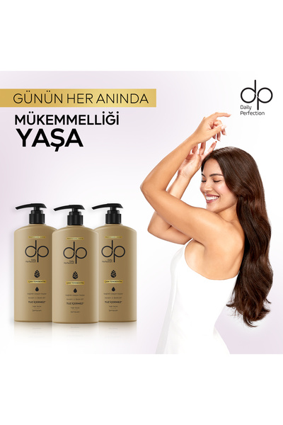 dp Daily Perfection Şampuan Çam Terebentin 500 ml X 3 Adet