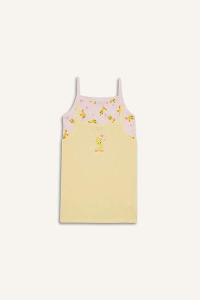 DeFacto New Season Girl's Looney Tunes 2-Piece Undershirt