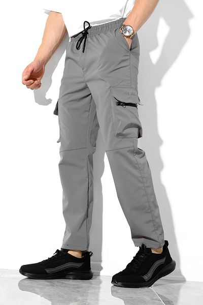 Oksit Luigi Slim Fit Court Parachute Outdoor Ανδρική φόρμα στο κάτω μέρος με τσέπη Cargo