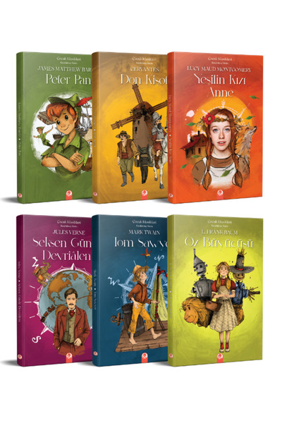 Kızıl Panda Yayınevi Çocuk Klasikleri Seti (6 Kitap)