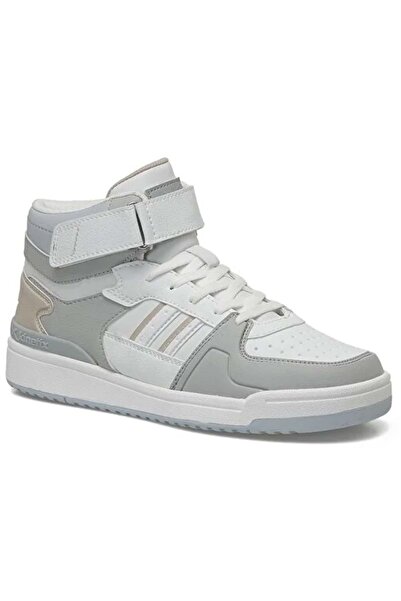 Kinetix Wılmo Pu Hı Forum Pantofi sport unisex cu talie joasă ALB-ROZ